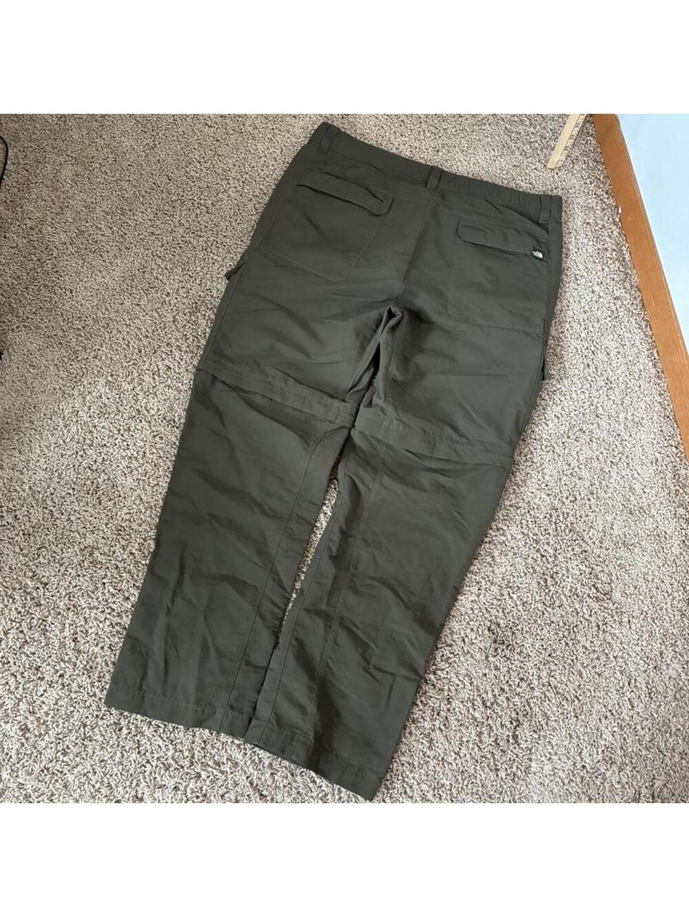 The North Face Men's Khaki and Green Trousers